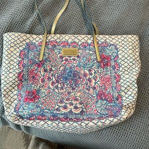 Lilly Pulitzer zip tote